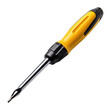 © JCreative - A bright yellow and black screwdriver tool  long title A professional grade screwdriver tool with a yellow and black color scheme designed for a