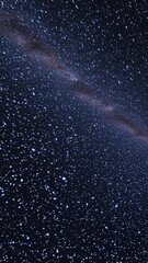 Wall Mural - a mesmerizing video of a starry night sky, captured from a low-angle, showcasing the vastness and be
