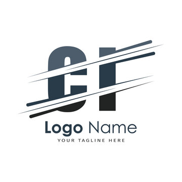 initial monogram logo with letter style design
