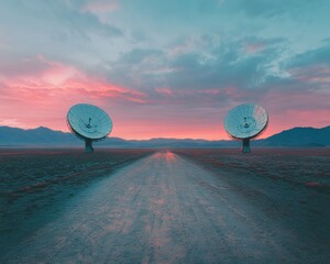 Poster - Cyberpunk Frontier Next-Gen Signal Intelligence Reveals Cinematic Symmetry in Strategic Defense Communication Networks at Twilight Edge