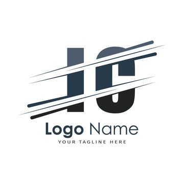 initial monogram logo with letter style design