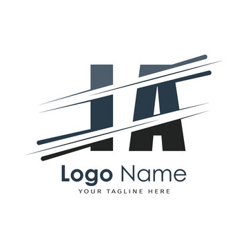 initial monogram logo with letter style design