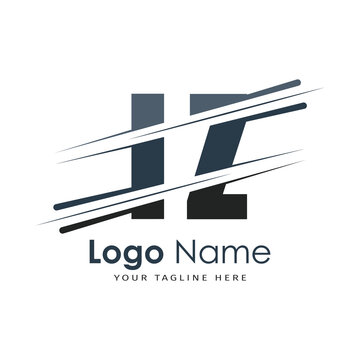 initial monogram logo with letter style design