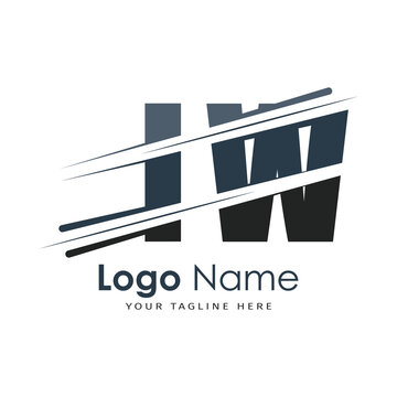 initial monogram logo with letter style design