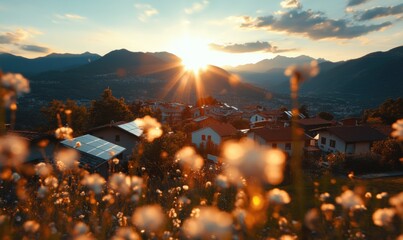 Poster - Golden Hour Climate Solutions Resilient Rural Solar Transformation - Community-Driven Renewable Energy Empowerment in Sustainable Mountain Landscapes