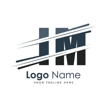 initial monogram logo with letter style design