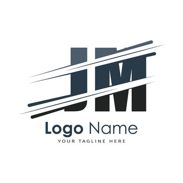 initial monogram logo with letter style design