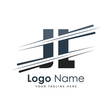 initial monogram logo with letter style design
