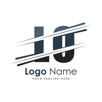 initial monogram logo with letter style design