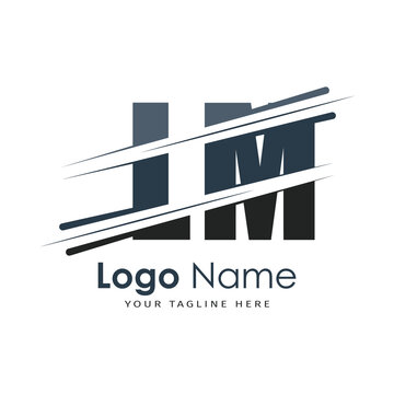 initial monogram logo with letter style design