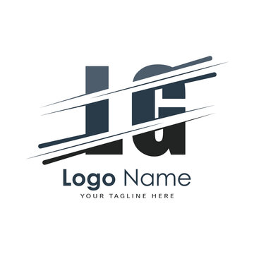 initial monogram logo with letter style design