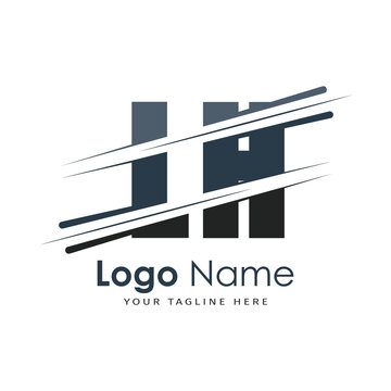 initial monogram logo with letter style design