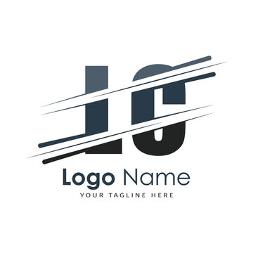 initial monogram logo with letter style design