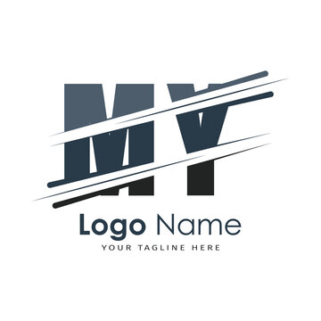 initial monogram logo with letter style design