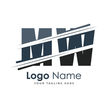 initial monogram logo with letter style design