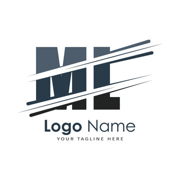 initial monogram logo with letter style design