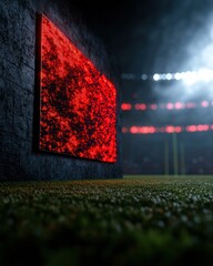 Aufkleber - Immersive Digital Performance Analytics Cutting-Edge AR Stadium Technology Transforming Sports Data Visualization with Vibrant Holographic Interfaces