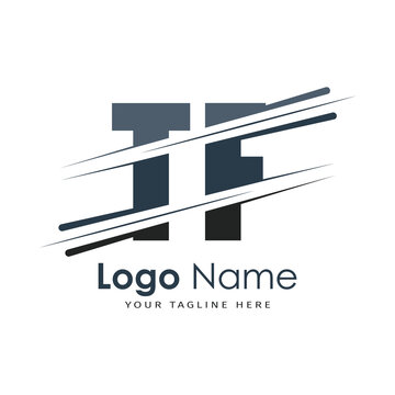initial monogram logo with letter style design
