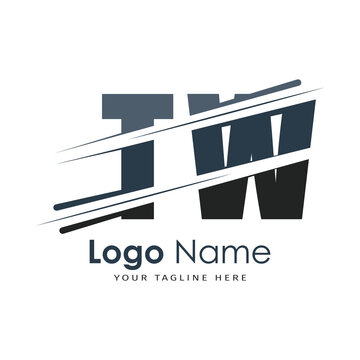 initial monogram logo with letter style design