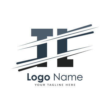 initial monogram logo with letter style design