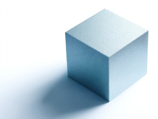 Aufkleber - Minimalist Geometric Isometric Cube Design for Digital Branding, Tech Innovation, and Creative Visual Communication Strategies