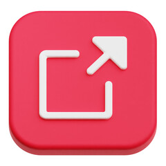 Fototapete - app user interface 3d icon isolated on the transparent background