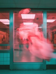 Poster - Urgent Care Dynamics Blurred Motion Cinematic Healthcare Narrative - Immersive ER Frontline Documentary with High-Intensity Medical Response Visualization