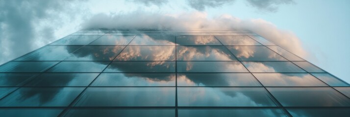 Aufkleber - Climate Crisis Visualization Immersive Meteorological Data Monitoring with Advanced Glass Architecture - Sustainable Tech Innovation for Extreme Weather Prediction Systems