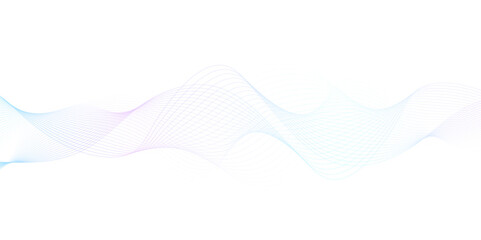 White wave curve lines banner background design. Abstract soft wave lines dynamic flowing blue isolated background. Vector Illustration of the blue pattern of lines. stripes on white.