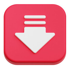 Fototapete - app user interface 3d icon isolated on the transparent background