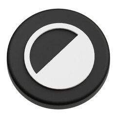 Fototapete - app user interface 3d icon isolated on the transparent background