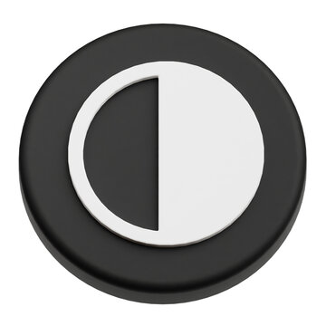 app user interface 3d icon isolated on the transparent background