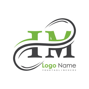 initial monogram logo with letter style design