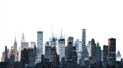  Majestic Manhattan Skyline: A Breathtaking Panorama of New York City's Iconic Architecture