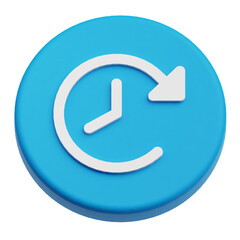Fototapete - app user interface 3d icon isolated on the transparent background