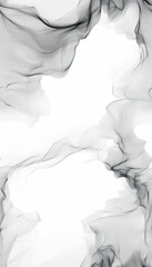 Poster - Ethereal monochrome gradients create abstract visual impact, suggestive of smoke