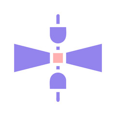 Poster - Abstract Visual Connection with Geometric Forms