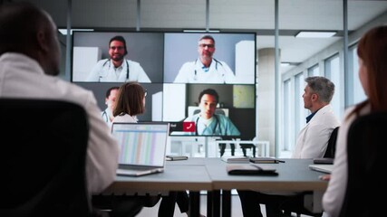Poster - Doctor Team Meeting Video Conference Webinar