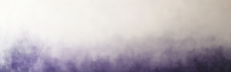 Poster - Abstract muted lavender and gray mist gently fading into white, creating a soft and ethereal watercolor backdrop