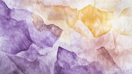 Aufkleber - Abstract pencil strokes backdrop with uneven border displaying a blend of purple, beige, and golden hues