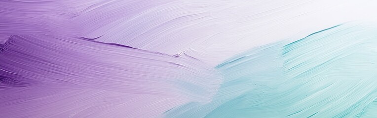 Fototapete - Elegant Pencil Strokes Gradient Featuring Lavender, White, and Teal - Subtle Texture and Smooth Transitions