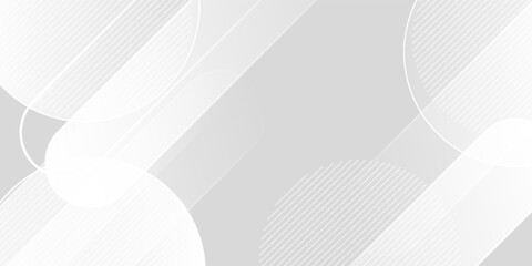 Poster - abstract white geometric background. eps 10