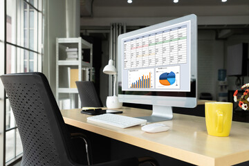 Poster - business data dashboard provide business intelligence analytic for marketing strategy planning snugl