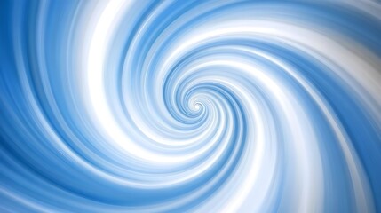 Leinwandbilder - Abstract swirling blue and white pattern resembling a vortex, evoking calmness and creativity