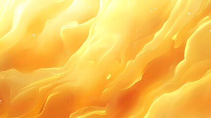 Poster - Abstract golden wave pattern with soft gradients and light effects, ideal for backgrounds or design