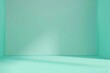 © Auraclicks - Plain green mint background fresh clean look and minimal gradient perfect for organic food branding health supplement ads and summer themed banners