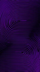 Aufkleber - Abstract 3d rendering, twisted shape, modern illustration, background design