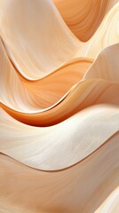 Poster - Elegant Abstract Waves of Warm Tones, Texture, and Flowing Movement for Artistic Design