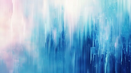 Poster - captivating and intricately composed abstract background, with cool blue tones gently fading into a soft motion blur, creates an imaginative and visionary tech aura.