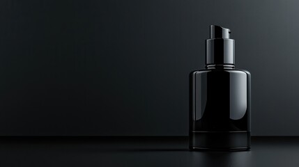 Aufkleber - polished solid black background offers a clean, focused setting for product displays, highlighting the product in a professional and stylish way for advertising.